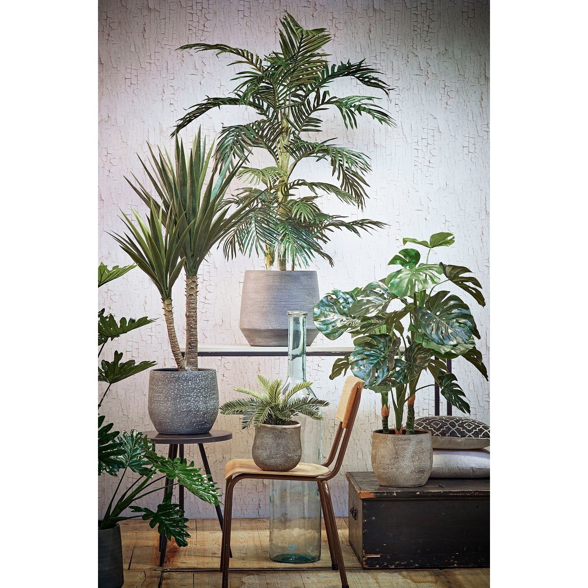 KantoormeubelenPlus Areca palm Kunstplant - H150 x Ø100 cm - groen
