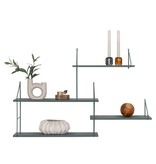 KantoormeubelenPlus Harlem Plank - Zwart/groen