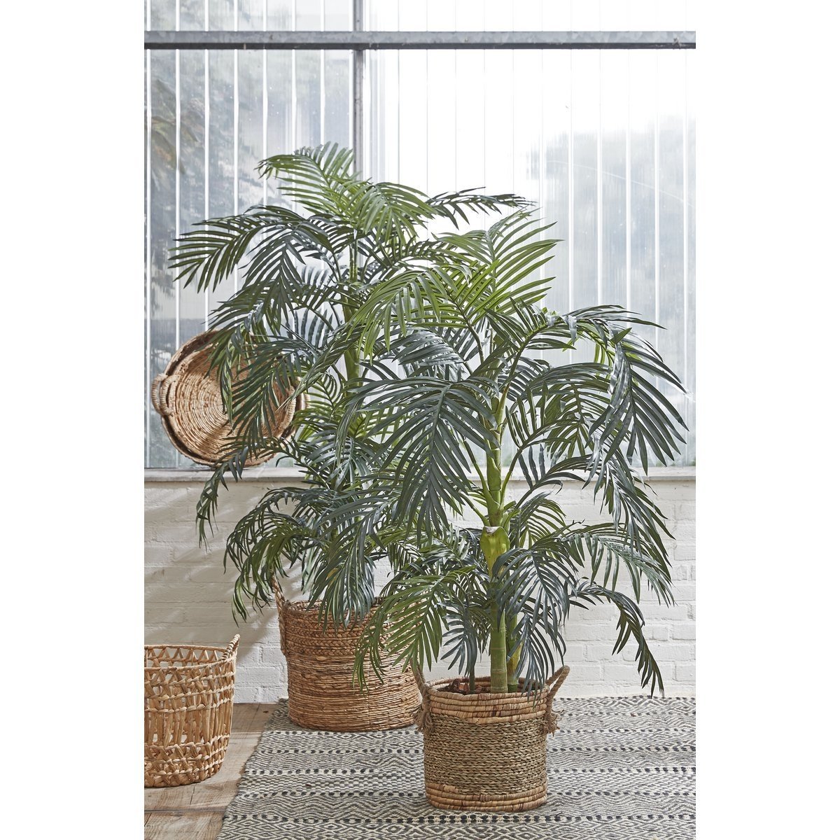 KantoormeubelenPlus Areca palm Kunstplant - H150 x Ø100 cm - groen