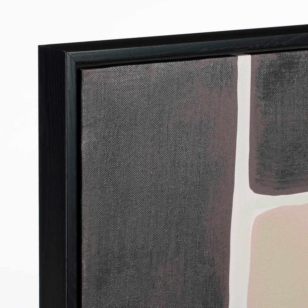 KantoormeubelenPlus Kubu Muurdecoratie - L50 x H70 cm - Canvas - Zwart