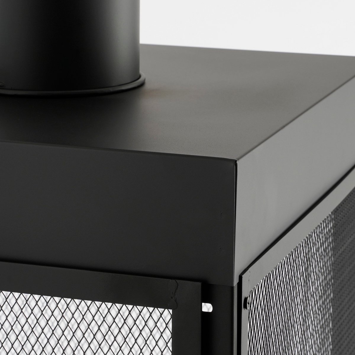 KantoormeubelenPlus Tuinhaard - L47 x B44 x H194 cm - Metaal - Zwart