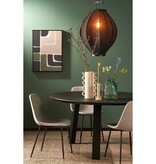 KantoormeubelenPlus Kubu Muurdecoratie - L50 x H70 cm - Canvas - Zwart