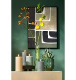 KantoormeubelenPlus Kubu Muurdecoratie - L50 x H70 cm - Canvas - Zwart