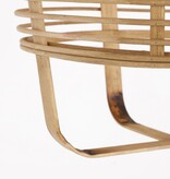 KantoormeubelenPlus Page Hanglamp - Ø30,5 cm - Bamboe - Bruin