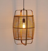 KantoormeubelenPlus Page Hanglamp - Ø30,5 cm - Bamboe - Bruin