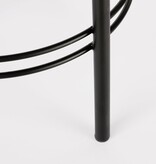 KantoormeubelenPlus Sverre Bloempot op Standaard - H81 x Ø27 cm - Metaal - Goud, Zwart