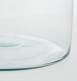 KantoormeubelenPlus Vienne Vaas - H20 x Ø21 cm - Gerecycled Glas - Transparant