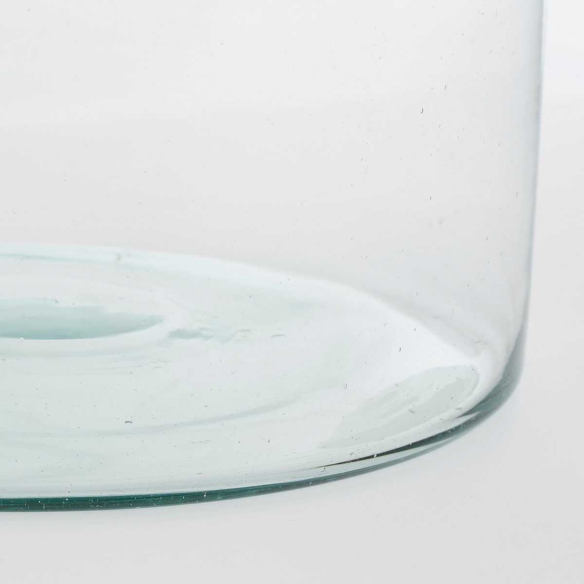 KantoormeubelenPlus Vienne Vaas - H20 x Ø21 cm - Gerecycled Glas - Transparant