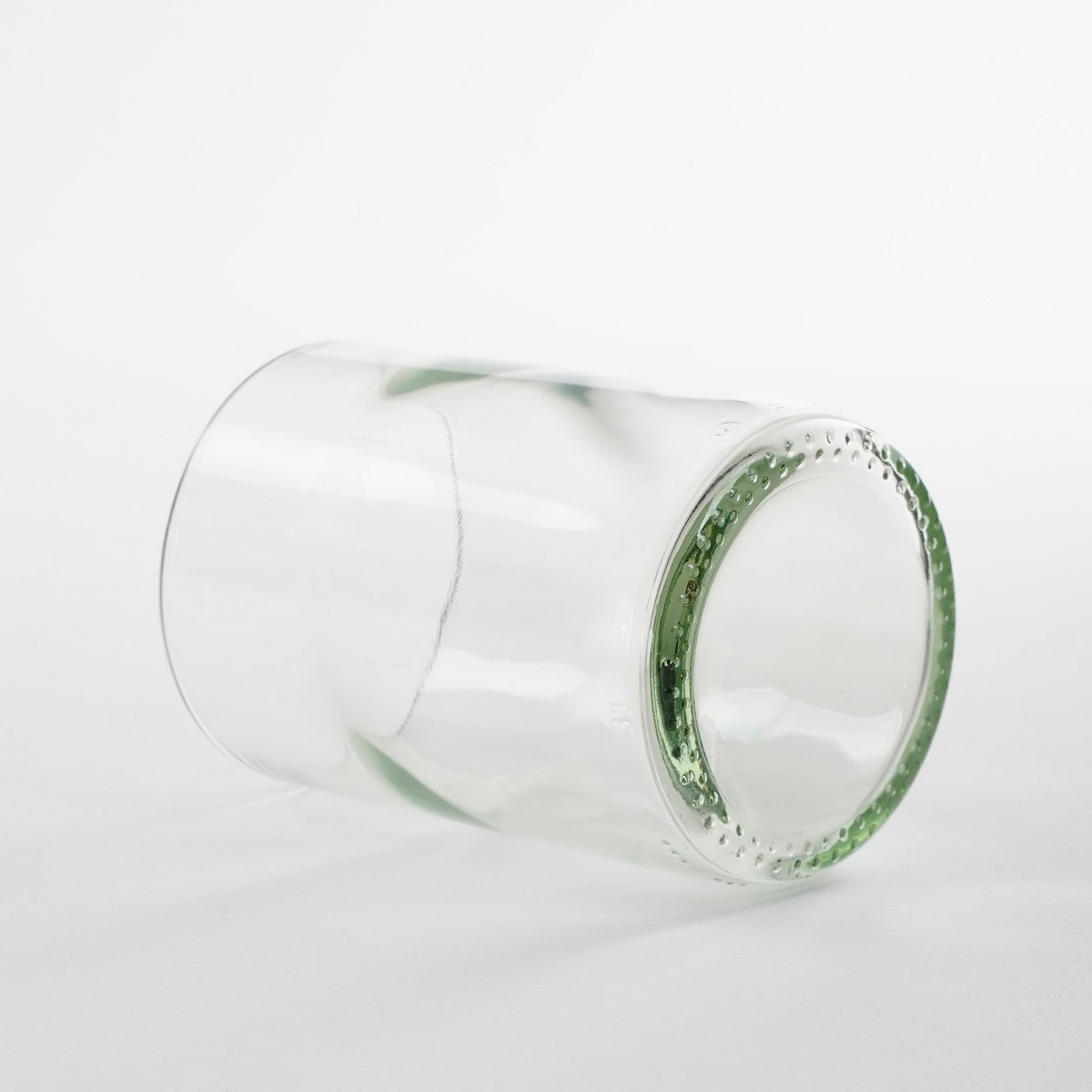 KantoormeubelenPlus Drinkglas - Set van 4 - 330 ml - Gerecycled Glas - Transparant, Donkergeel, Groen, Bruin