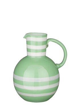 KantoormeubelenPlus Bazaar Vaas - H21 x Ø17,5 cm - Glas - Groen