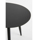 KantoormeubelenPlus Bijzettafel - Set van 2 - L80 x B60 x H47 cm - Metaal - Zwart