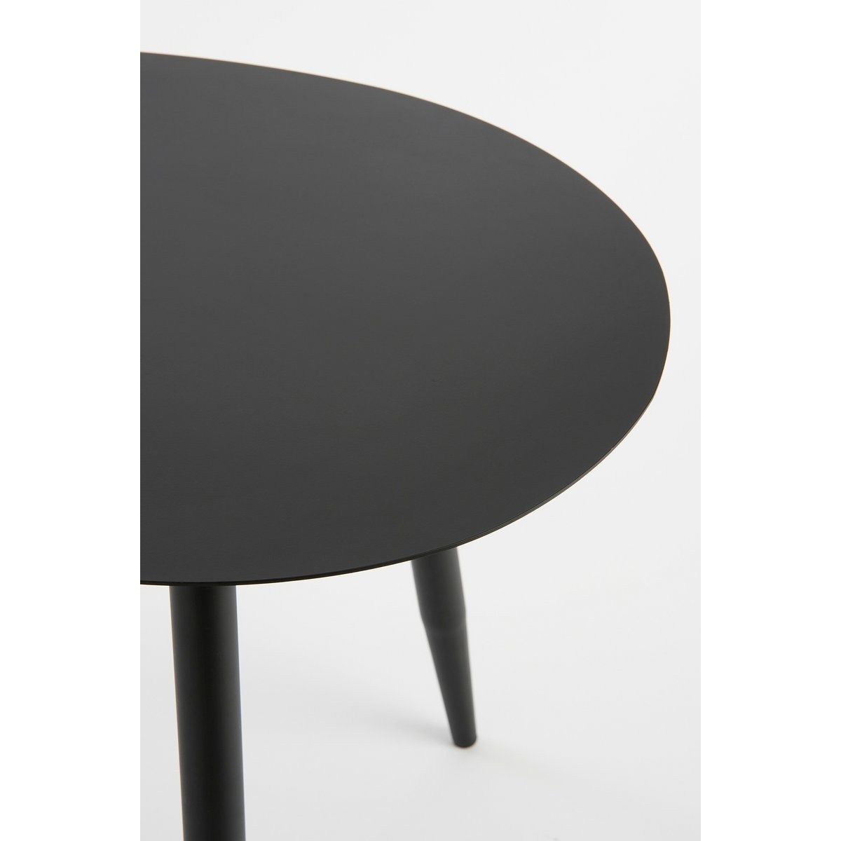 KantoormeubelenPlus Bijzettafel - Set van 2 - L80 x B60 x H47 cm - Metaal - Zwart