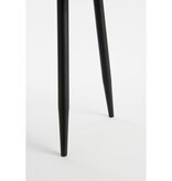 KantoormeubelenPlus Bijzettafel - Set van 2 - L80 x B60 x H47 cm - Metaal - Zwart