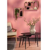 KantoormeubelenPlus Bijzettafel - Set van 2 - L80 x B60 x H47 cm - Metaal - Zwart