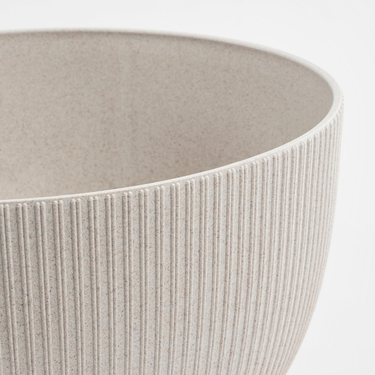 KantoormeubelenPlus Doppio Bloempot op Poten - H22 x Ø47 cm - Polypropyleen - FSC Mix - Off White