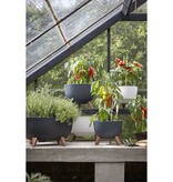 KantoormeubelenPlus Doppio Bloempot op Poten - H22 x Ø47 cm - Polypropyleen - FSC Mix - Off White