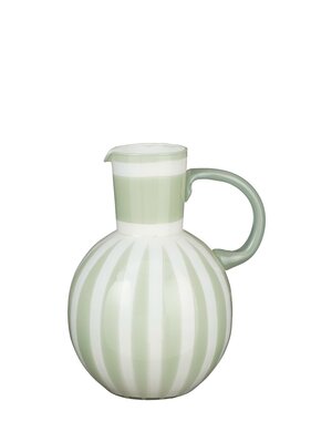 KantoormeubelenPlus Bazaar Vaas - H21 x Ø17,5 cm - Glas - Lichtgroen