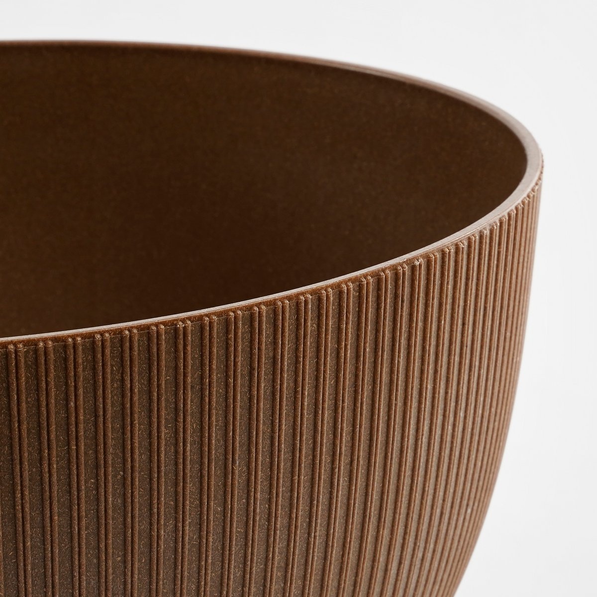 KantoormeubelenPlus Doppio Bloempot op Poten - H20,5 x Ø40 cm - Polypropyleen - FSC Mix - Lichtbruin