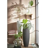 KantoormeubelenPlus Kyara Fles Vaas - H60 x Ø28 cm - Gerecycled Glas - Transparant