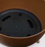 KantoormeubelenPlus Doppio Bloempot op Poten - H20,5 x Ø40 cm - Polypropyleen - FSC Mix - Lichtbruin