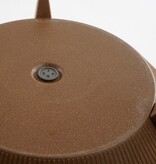 KantoormeubelenPlus Doppio Bloempot op Poten - H20,5 x Ø40 cm - Polypropyleen - FSC Mix - Lichtbruin