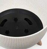 KantoormeubelenPlus Doppio Bloempot op Poten - H20,5 x Ø40 cm - Polypropyleen - FSC Mix - Off White