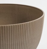 KantoormeubelenPlus Doppio Bloempot op Poten - H20,5 x Ø40 cm - Polypropyleen - FSC Mix - Taupe