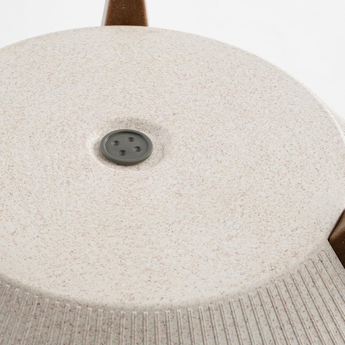 KantoormeubelenPlus Doppio Bloempot op Poten - H20,5 x Ø40 cm - Polypropyleen - FSC Mix - Off White