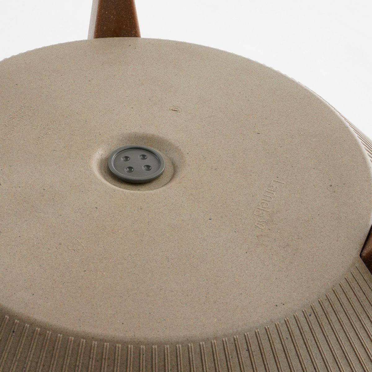 KantoormeubelenPlus Doppio Bloempot op Poten - H20,5 x Ø40 cm - Polypropyleen - FSC Mix - Taupe