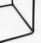 KantoormeubelenPlus Porte Bloempot op Standaard - L26 x B26 x H55 cm - Metaal - Zwart