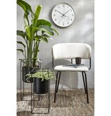 KantoormeubelenPlus Porte Bloempot op Standaard - L26 x B26 x H55 cm - Metaal - Zwart