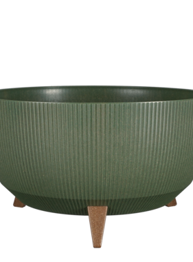 KantoormeubelenPlus Doppio Bloempot op Poten - H22 x Ø47 cm - Polypropyleen - FSC Mix - Groen