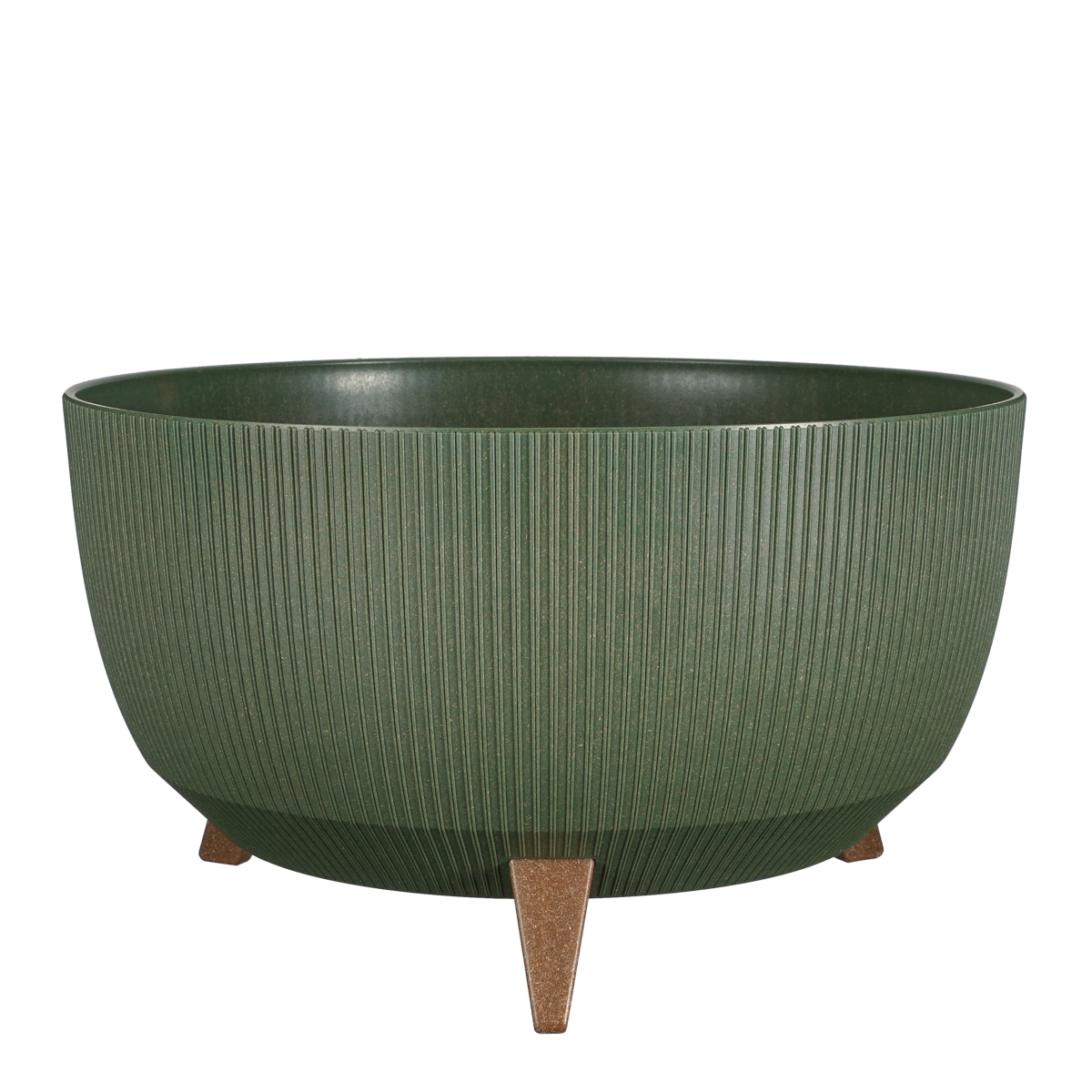 KantoormeubelenPlus Doppio Bloempot op Poten - H22 x Ø47 cm - Polypropyleen - FSC Mix - Groen