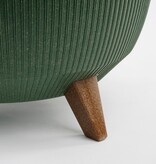 KantoormeubelenPlus Doppio Bloempot op Poten - H22 x Ø47 cm - Polypropyleen - FSC Mix - Groen