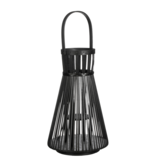 KantoormeubelenPlus Cosmo Lantaarn - H45 x Ø15 cm - Gerecycled polyester - Zwart