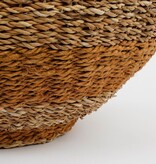 KantoormeubelenPlus Tacoma Opbergmand met Deksel - H48 x Ø55 cm - Jute - Geel
