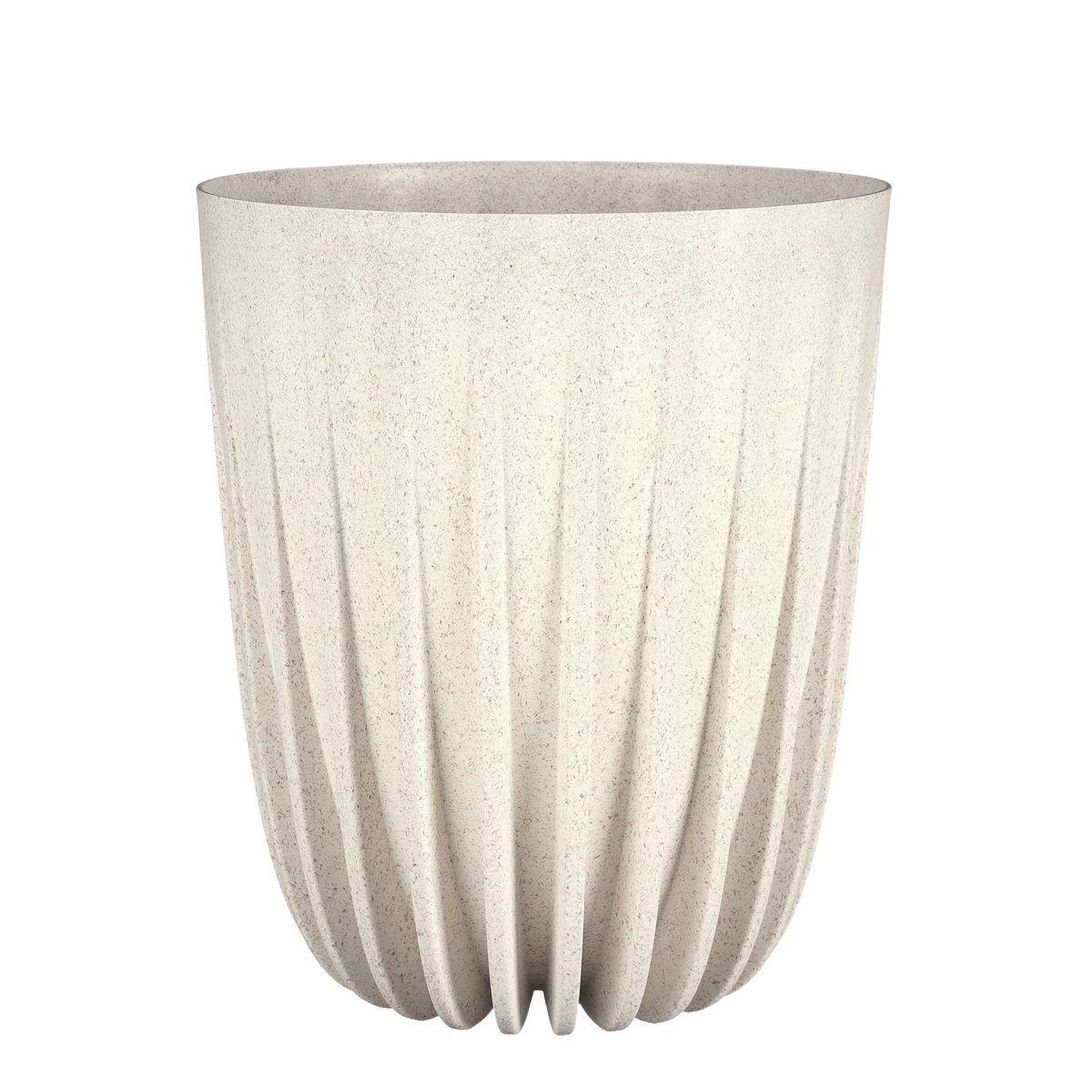 KantoormeubelenPlus Lungo Bloempot - H36 x Ø30 cm - Polypropyleen - FSC Mix - Off White