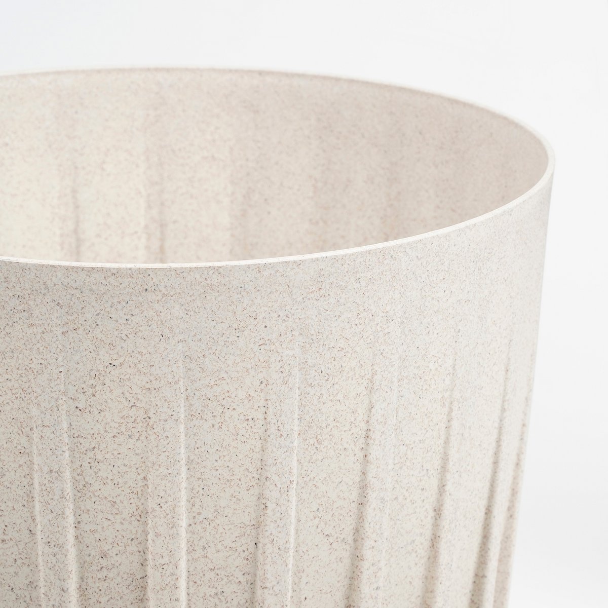 KantoormeubelenPlus Lungo Bloempot - H36 x Ø30 cm - Polypropyleen - FSC Mix - Off White