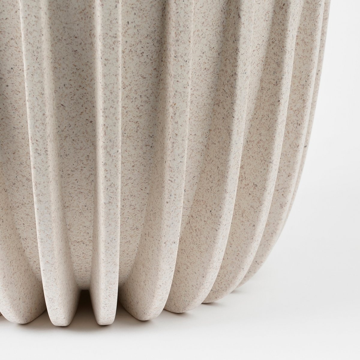 KantoormeubelenPlus Lungo Bloempot - H36 x Ø30 cm - Polypropyleen - FSC Mix - Off White