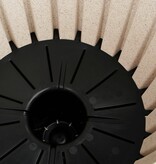 KantoormeubelenPlus Lungo Bloempot - H36 x Ø30 cm - Polypropyleen - FSC Mix - Off White