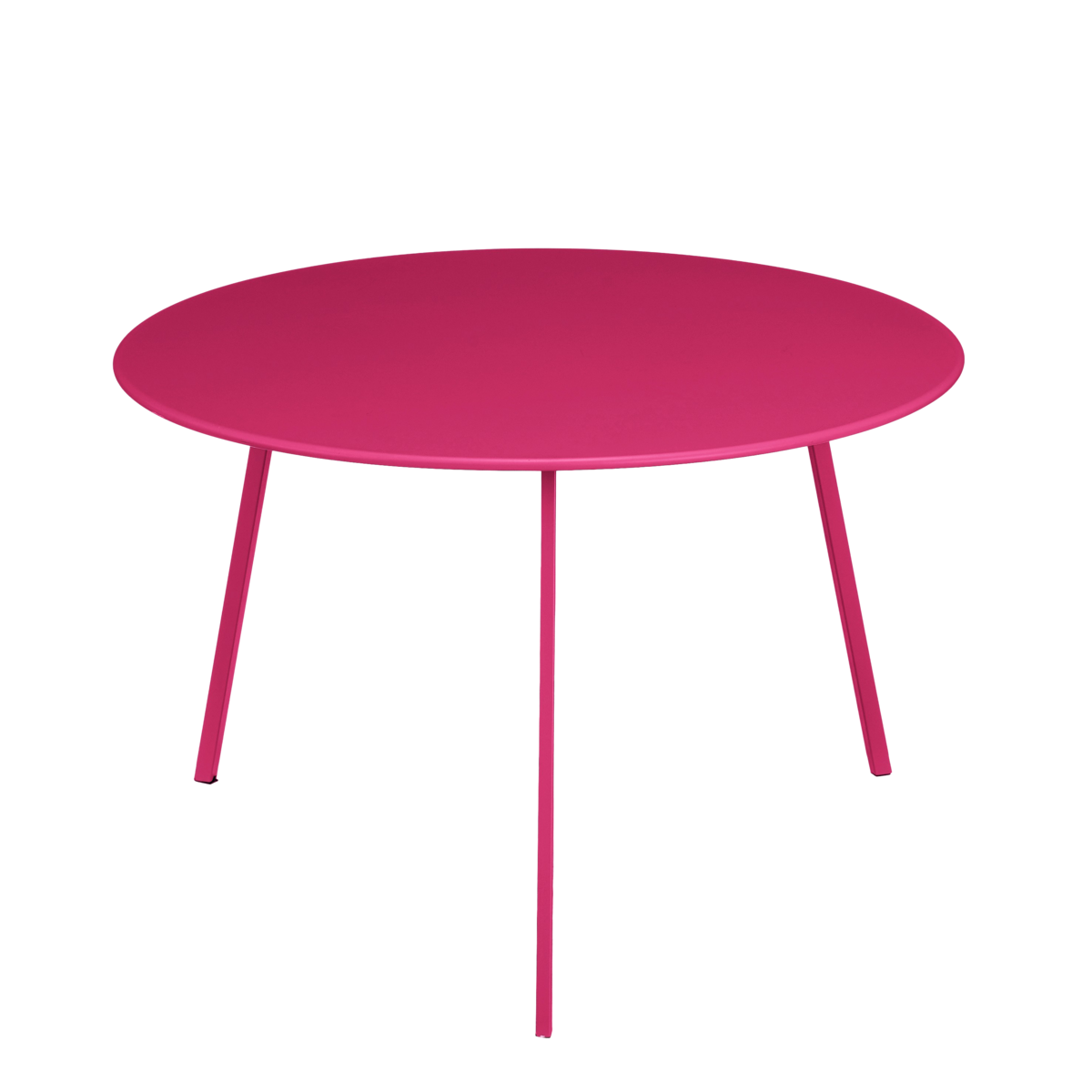 KantoormeubelenPlus Seatle Bijzettafel voor Buiten - H38 x Ø58 cm - Metaal - Fuchsia