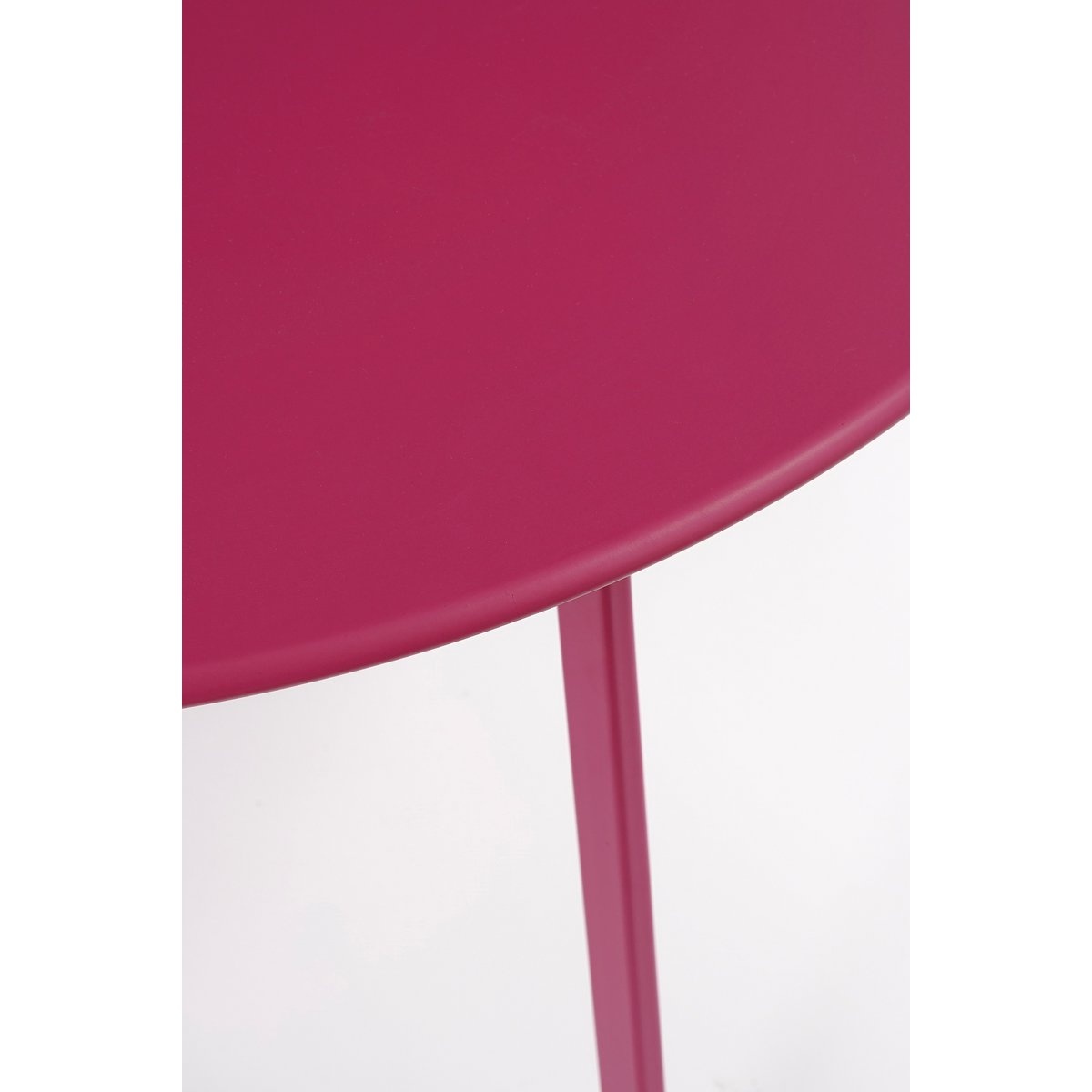 KantoormeubelenPlus Seatle Bijzettafel voor Buiten - H38 x Ø58 cm - Metaal - Fuchsia