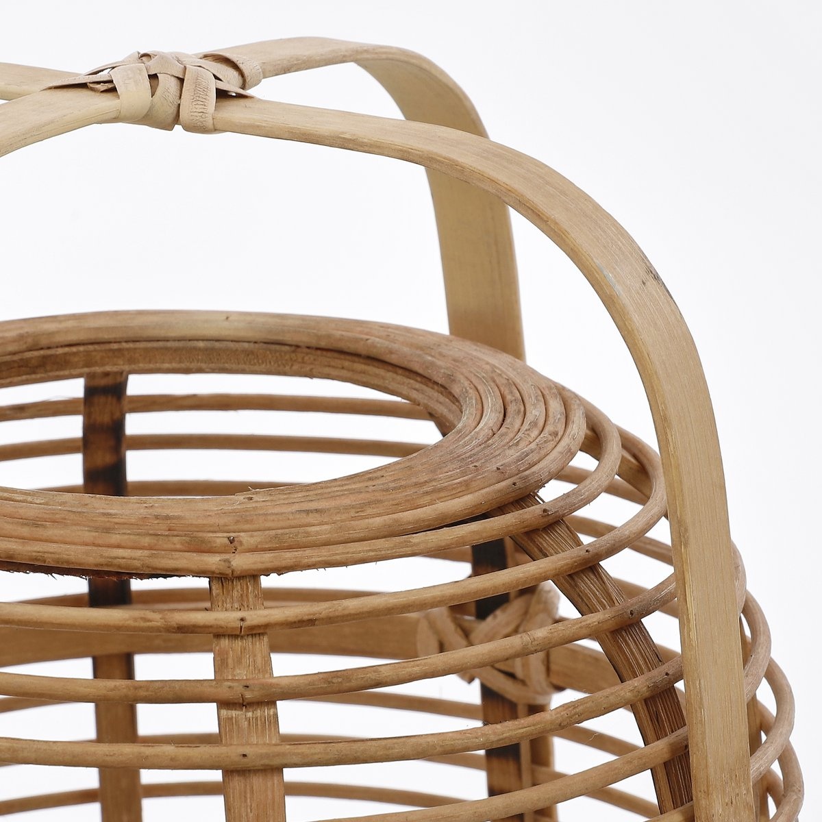 KantoormeubelenPlus Page Tafellamp - H41 x Ø27 cm - Bamboe - Lichtbruin