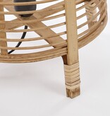 KantoormeubelenPlus Page Tafellamp - H41 x Ø27 cm - Bamboe - Lichtbruin