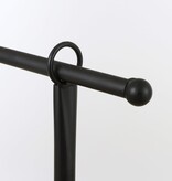 KantoormeubelenPlus Tafelklem - H110 x L223-250 cm - Metaal - Zwart