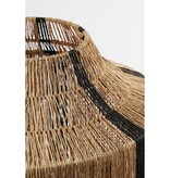 KantoormeubelenPlus Liliano Lantaarn - H36 x Ø30 cm - Jute - Zwart