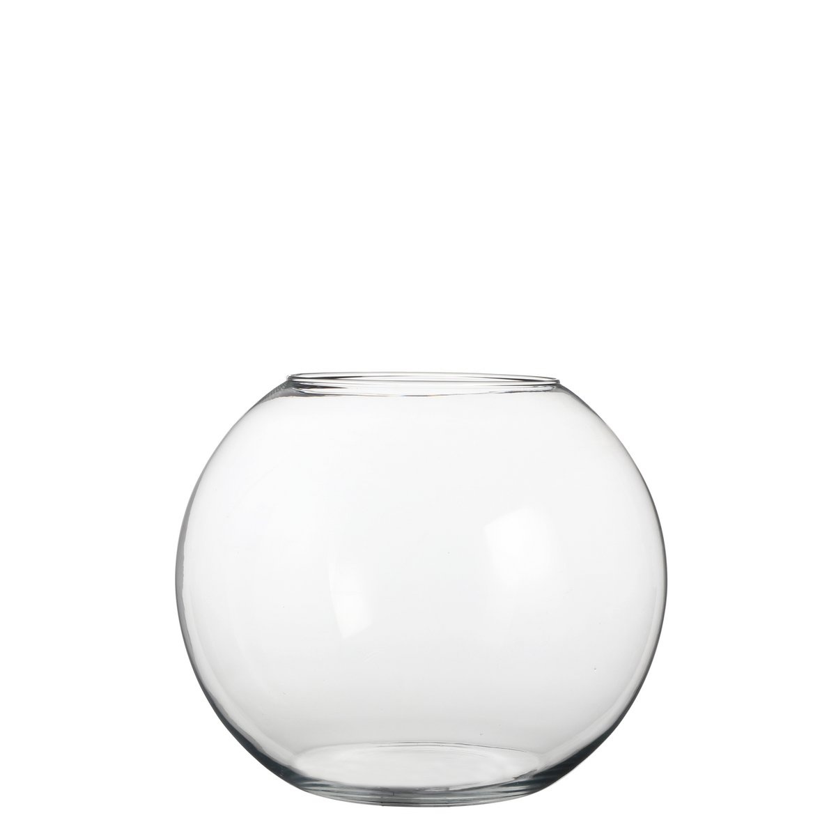 KantoormeubelenPlus Babet Bol Vaas - H20 x Ø25 cm - Transparant