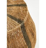 KantoormeubelenPlus Liliano Mand - Set van 2 - H48 x Ø50 cm - Jute - Donkergroen