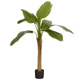 KantoormeubelenPlus Kunstplant Bananenboom in Pot - H155 x Ø90 cm - Groen