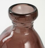 KantoormeubelenPlus Pinto Vaas - H51 x Ø22 cm - Gerecycled Glas - Donkerbruin